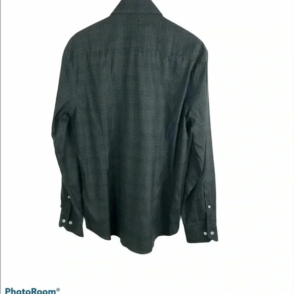 NEW Dylan Gray Men’s Size M Olive Green Plaid Button Up Shirt Soft Cotton - Picture 3 of 8